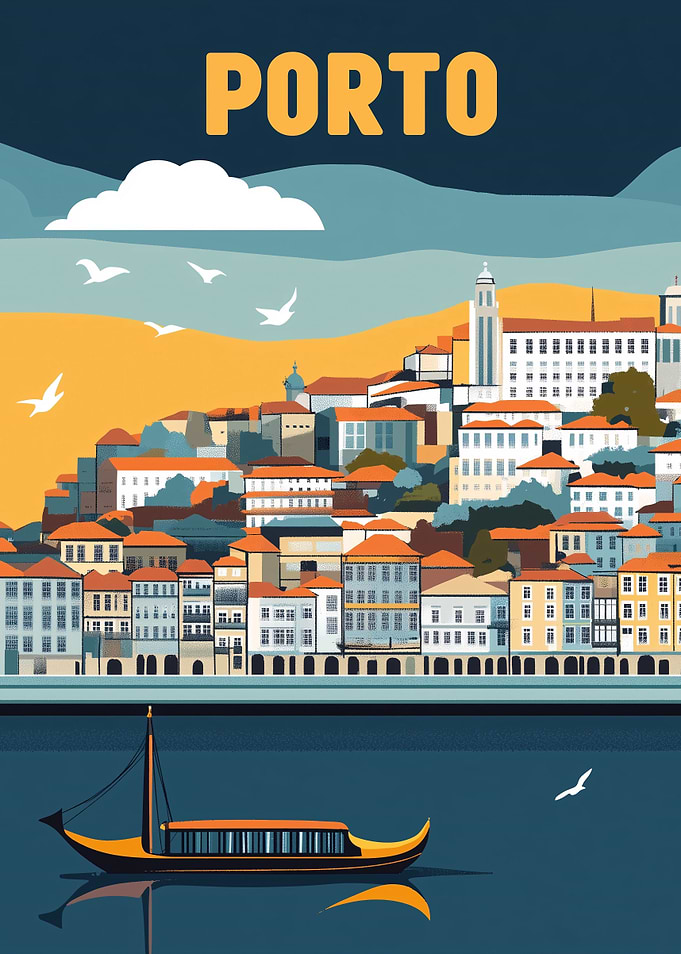 Porto Cityscape Poster