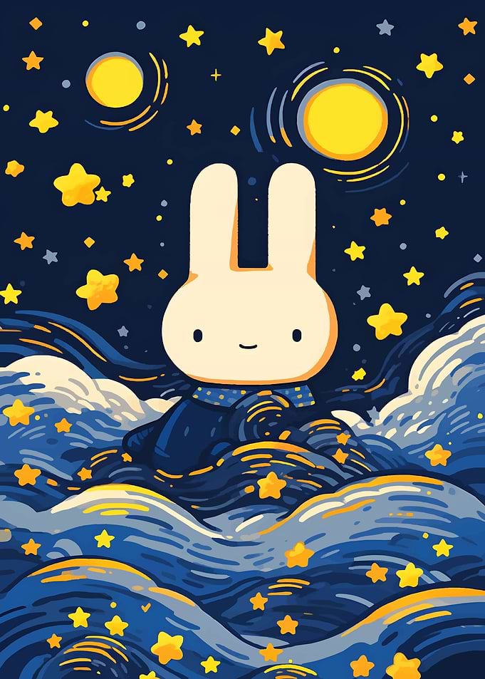 Starry Night Bunny
