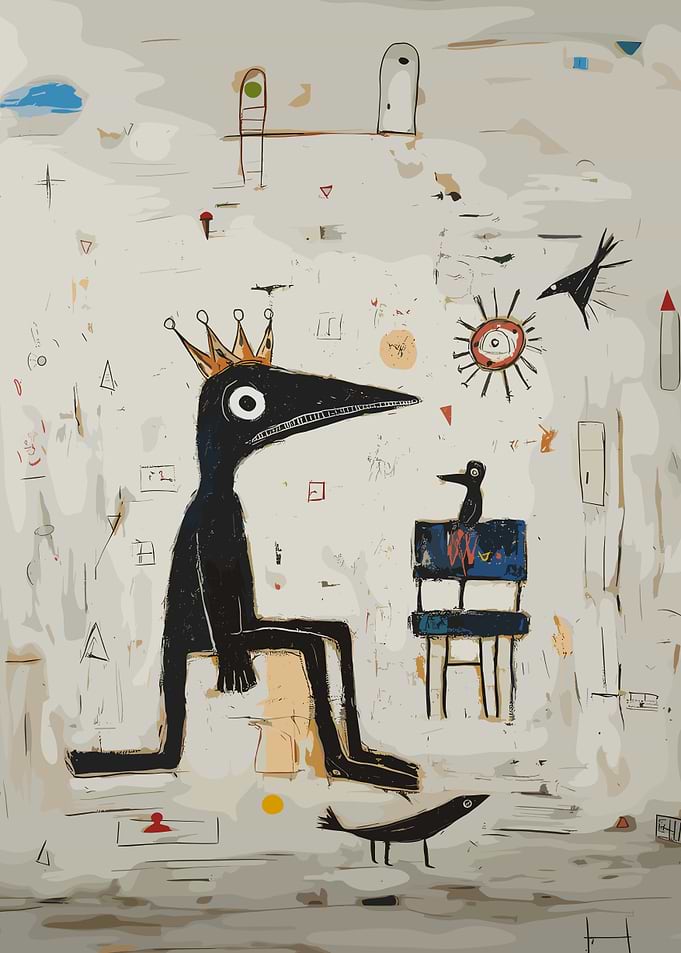 Crow King and His Court