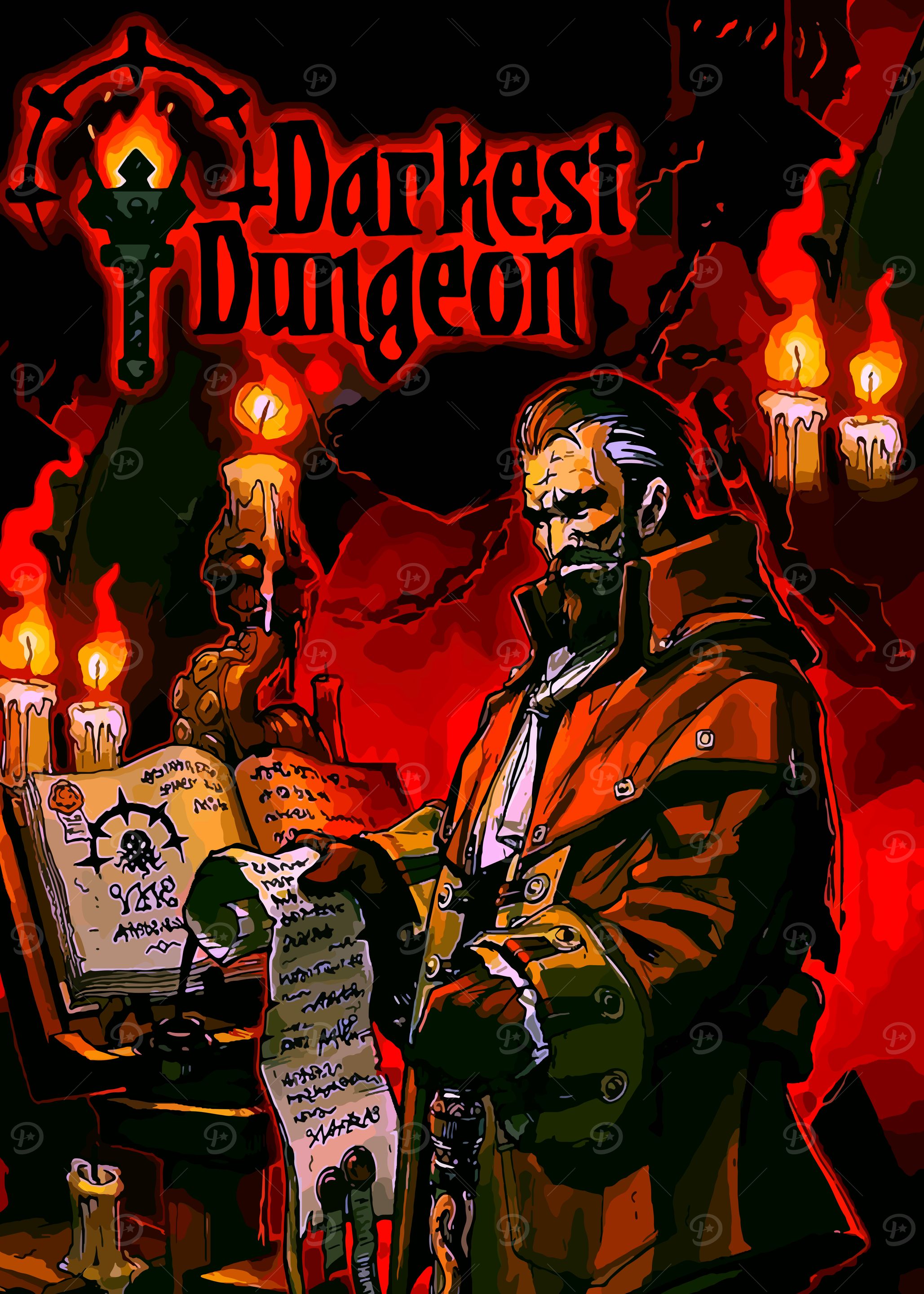 Darkest Dungeon Game Art