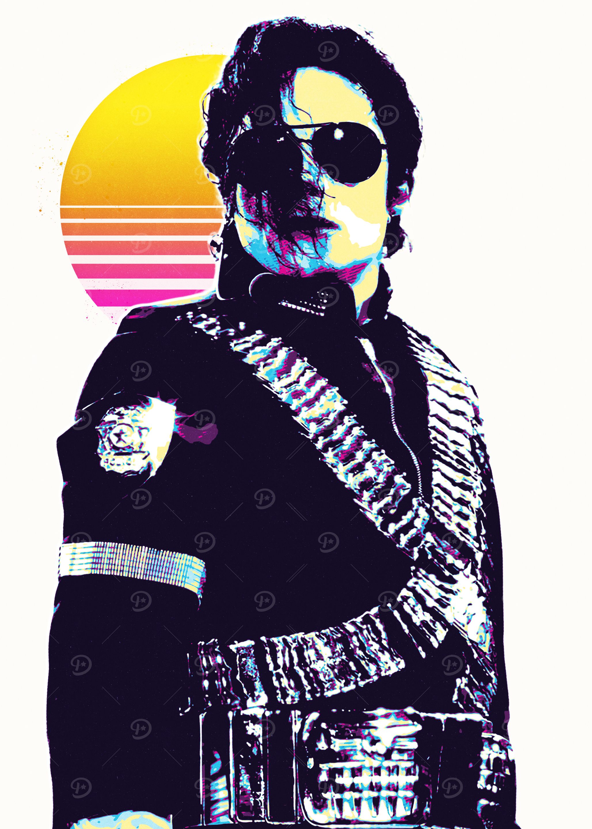 Michael Jackson Retro Art