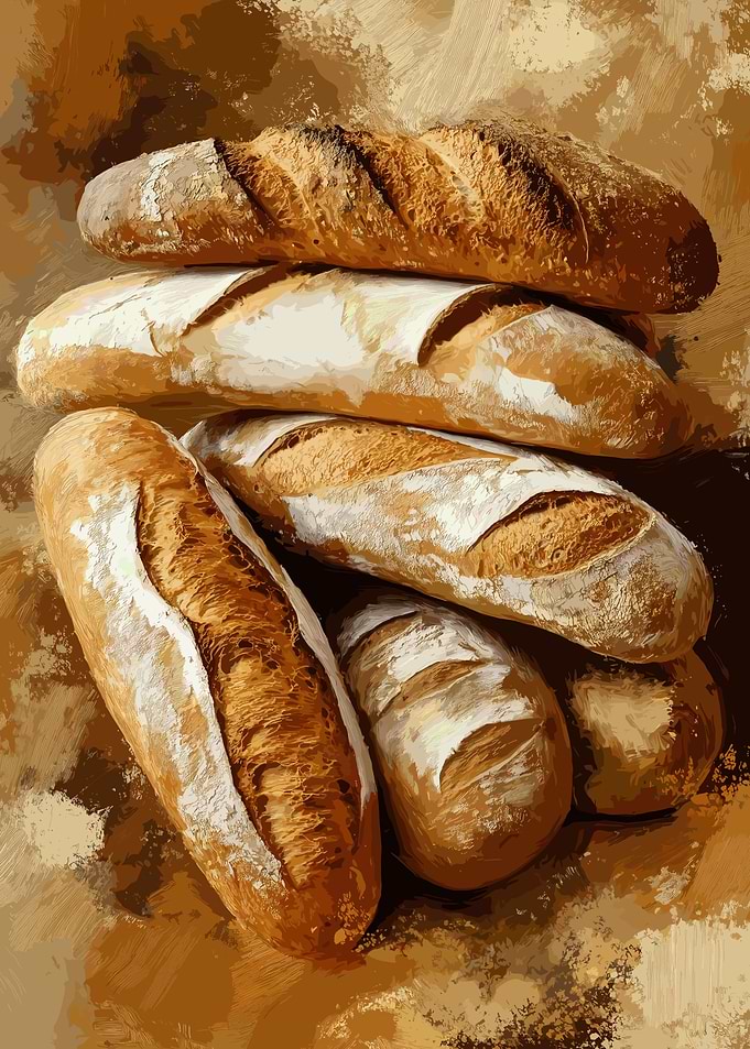 Freshly Baked Baguettes
