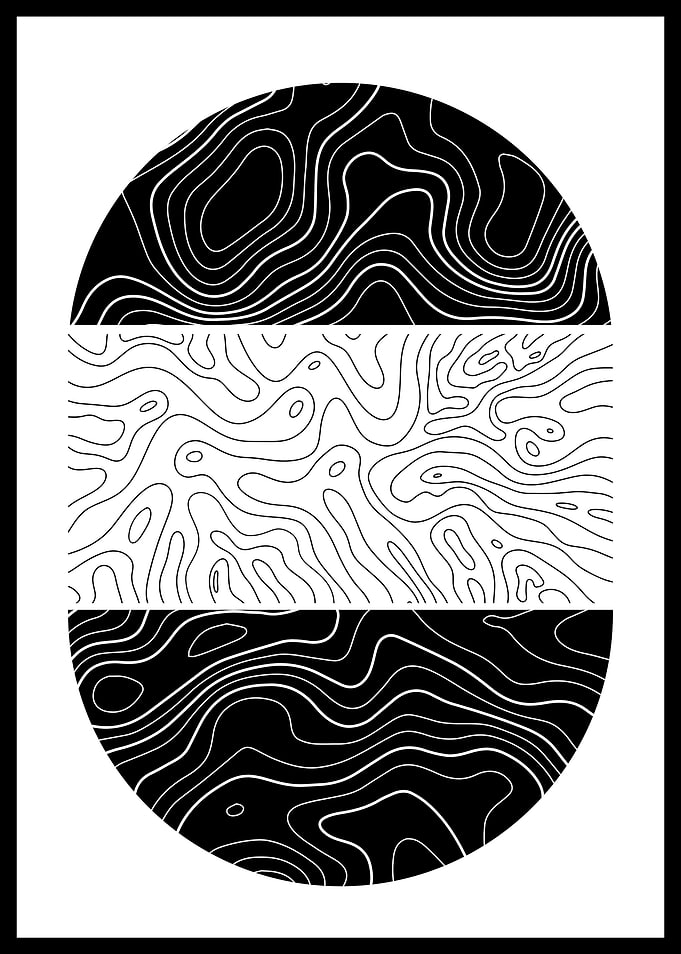 Abstract Topographic Art