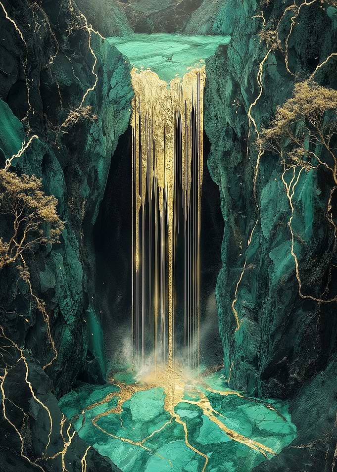 Golden Waterfall