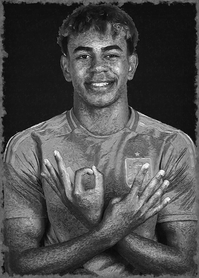 Smiling Soccer Player Portrait