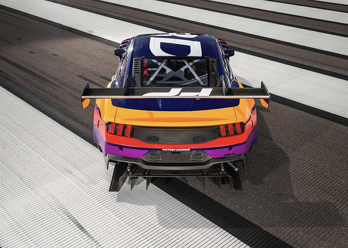 Race Car Back View