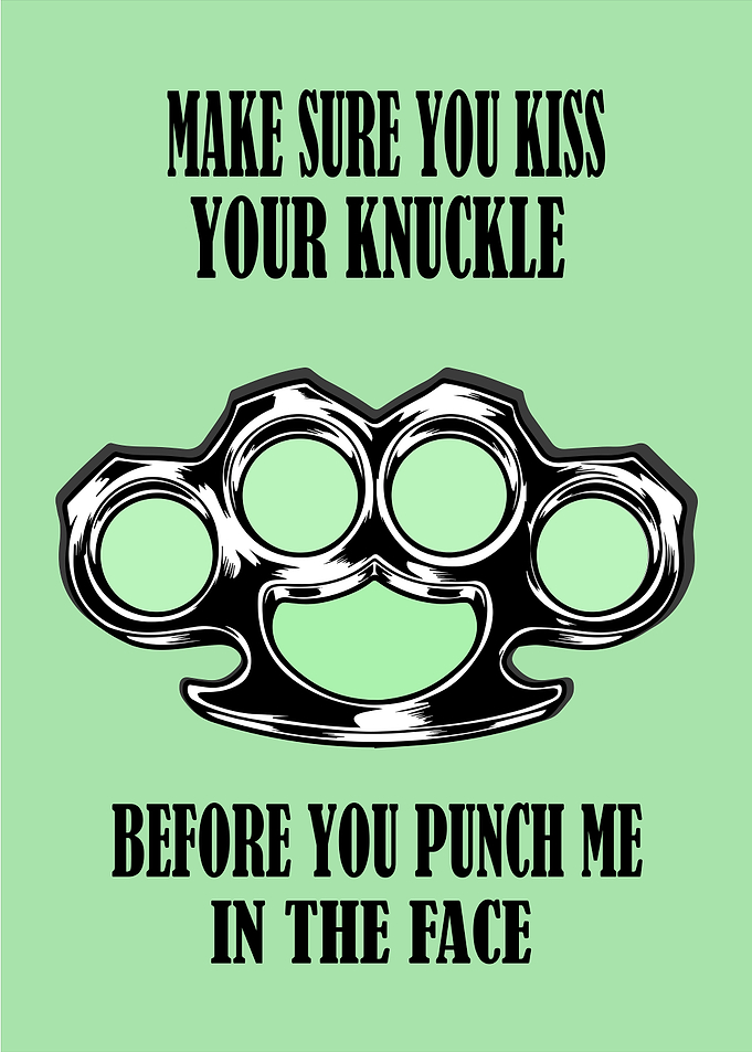 Quote Knuckle Duster Best Selling