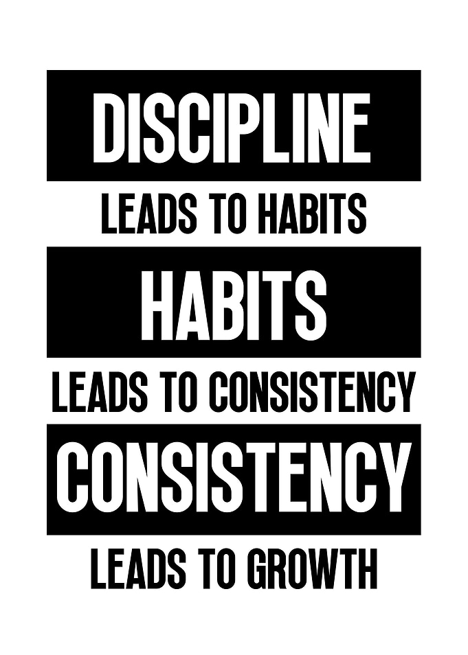 Discipline Leads to Growth