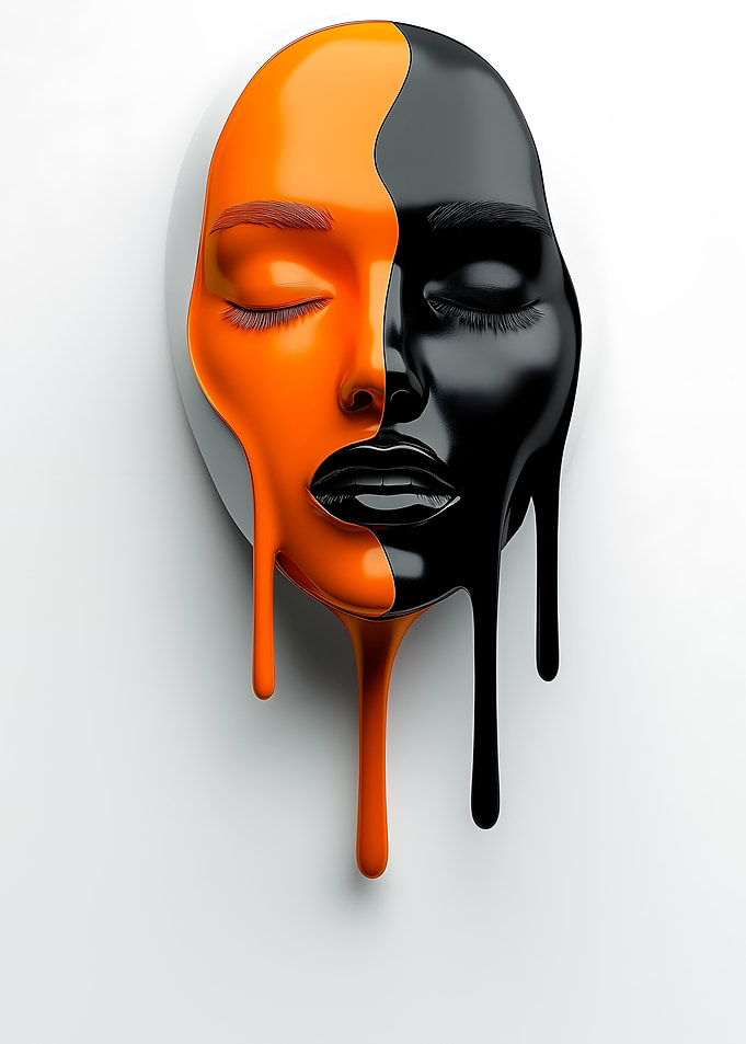 Melting Face Art