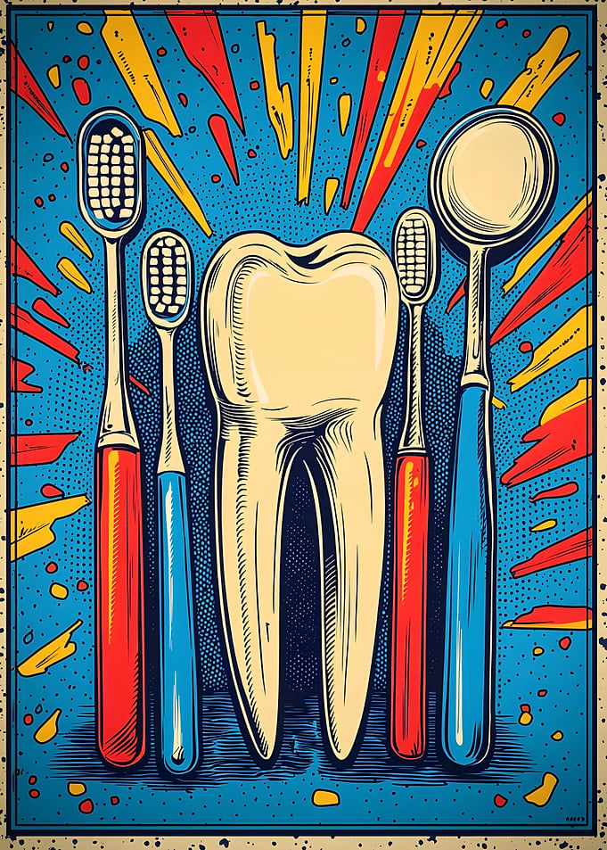 Pop Art Dental Blast