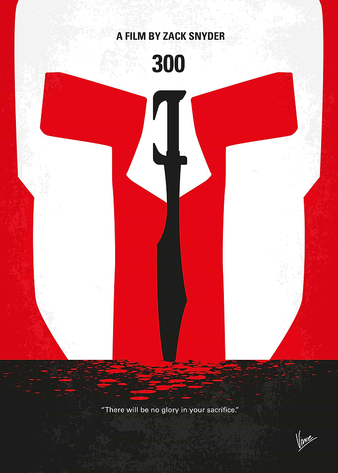300 Movie Poster Minimalist