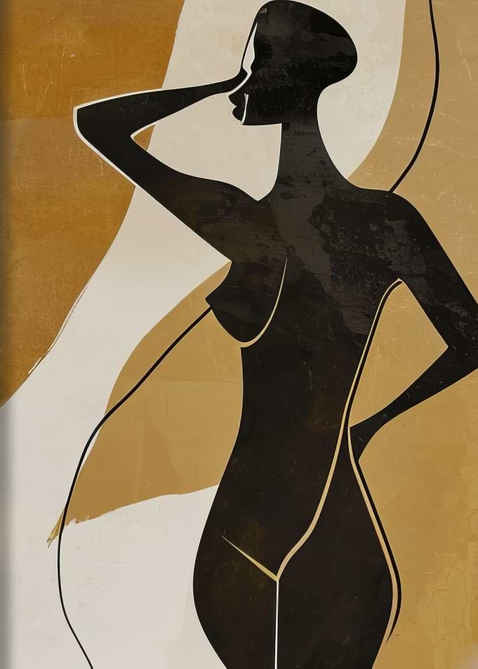 Abstract Female Silhouette