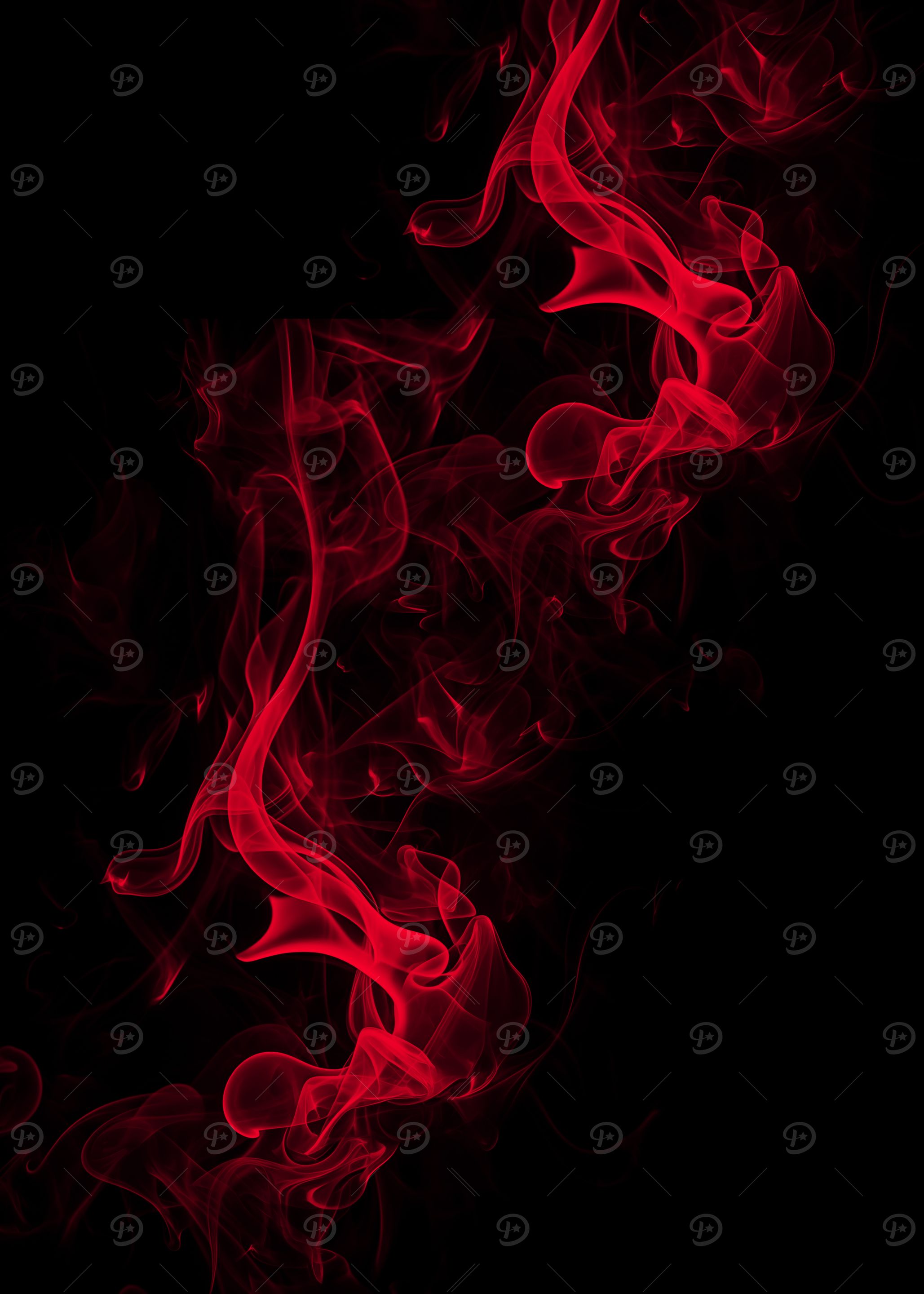 Red Smoke Abstract