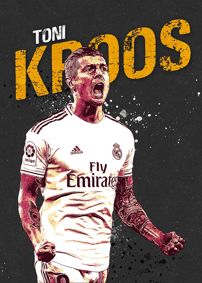 Toni Kroos Football Art