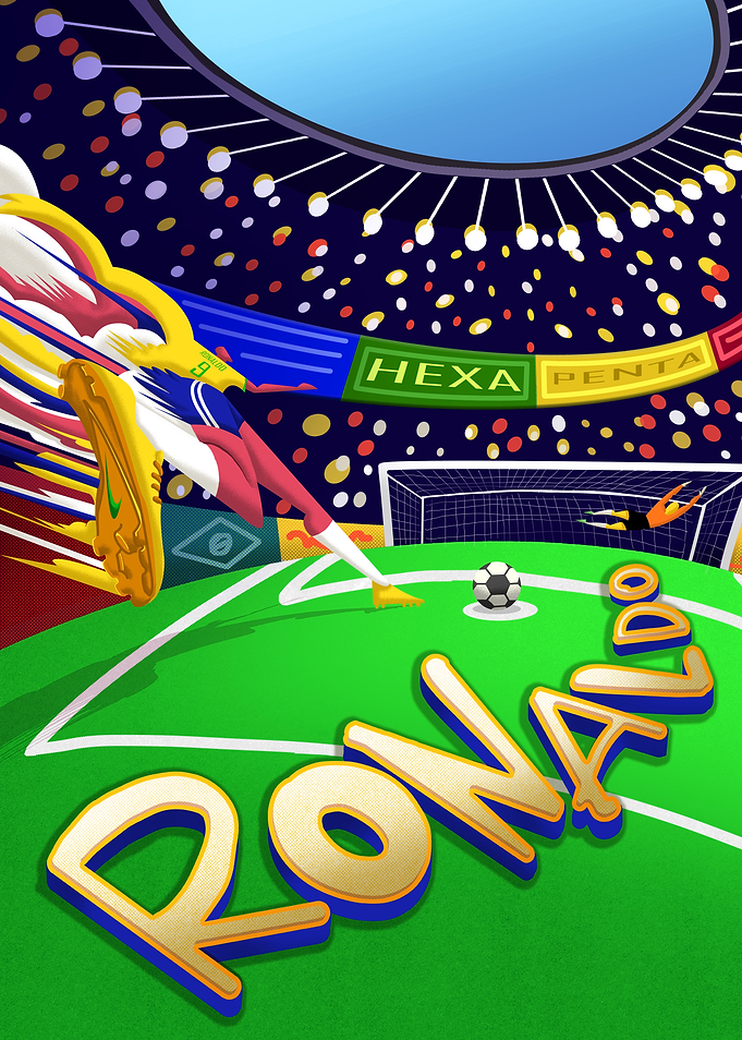 Ronaldo Soccer Art