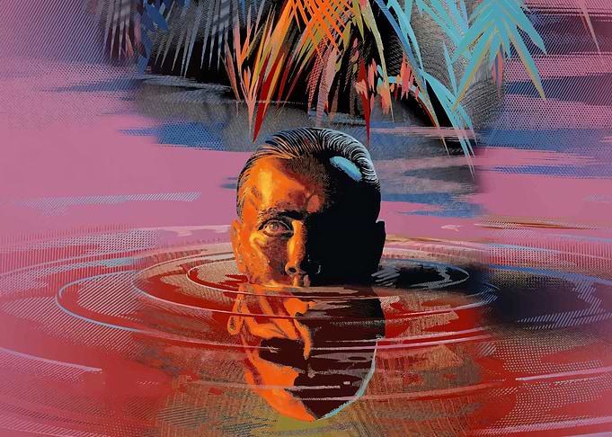 Man Submerged in Water