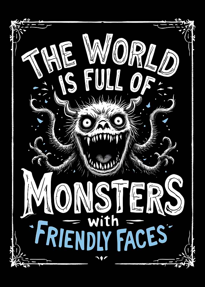 Monsters with Friendly Faces