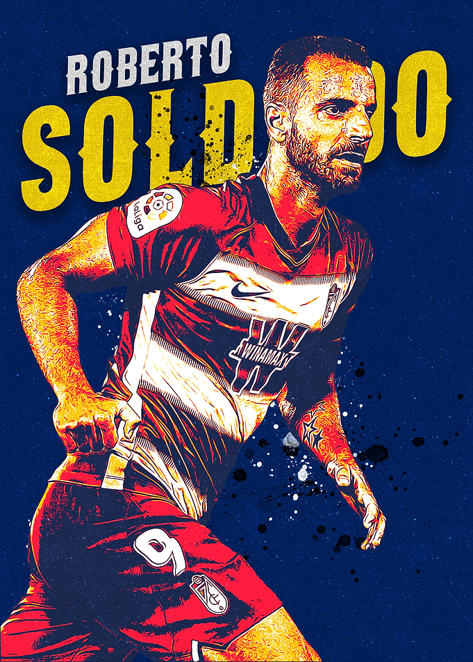 Roberto Soldado Soccer Poster