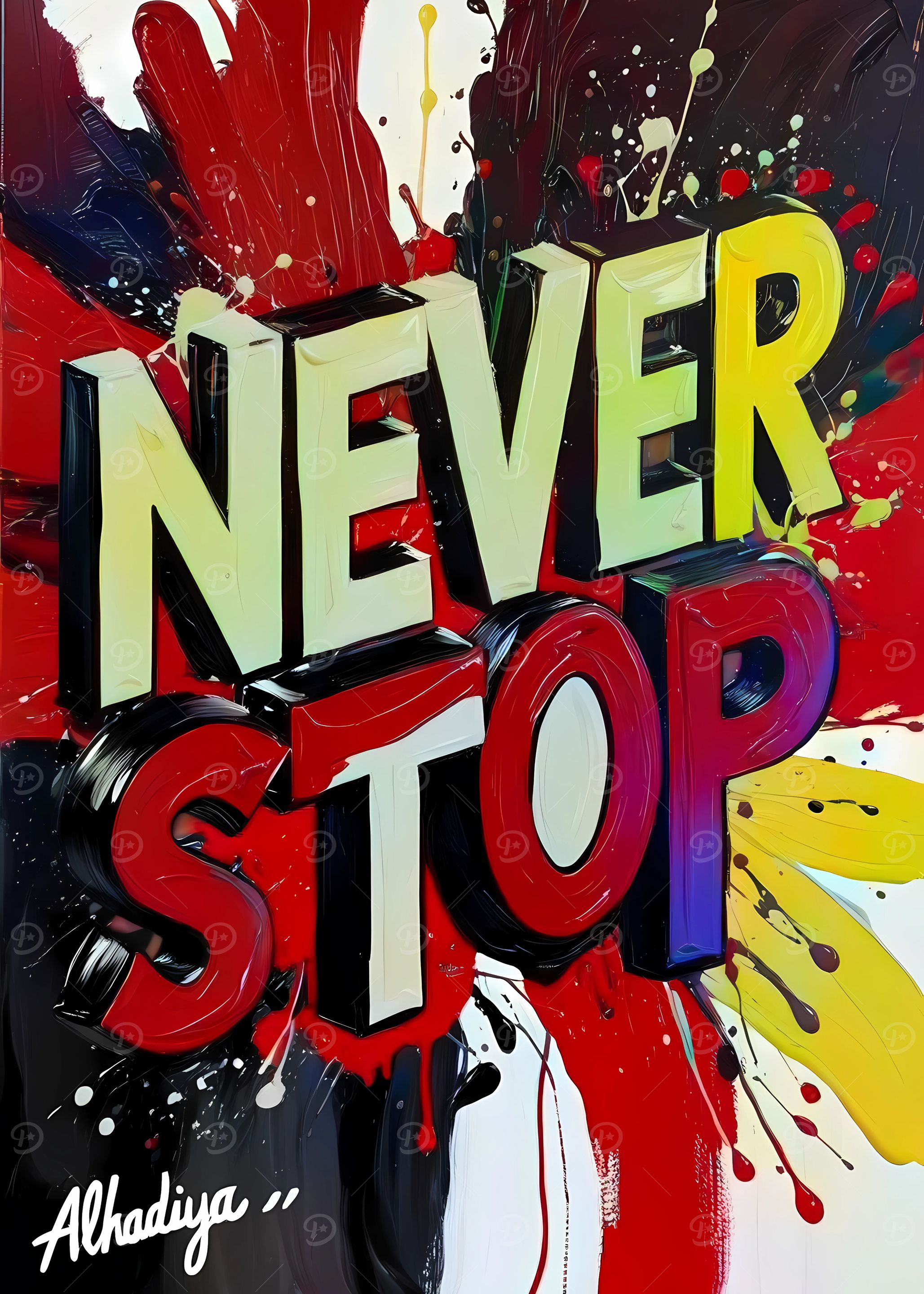 Never Stop Painting