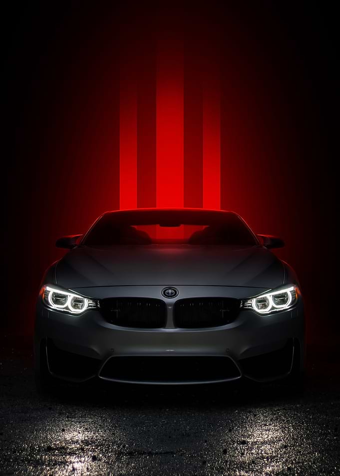 BMW M4 in Red Light