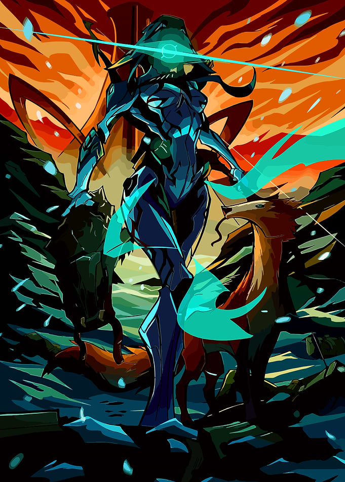 warframe game art
