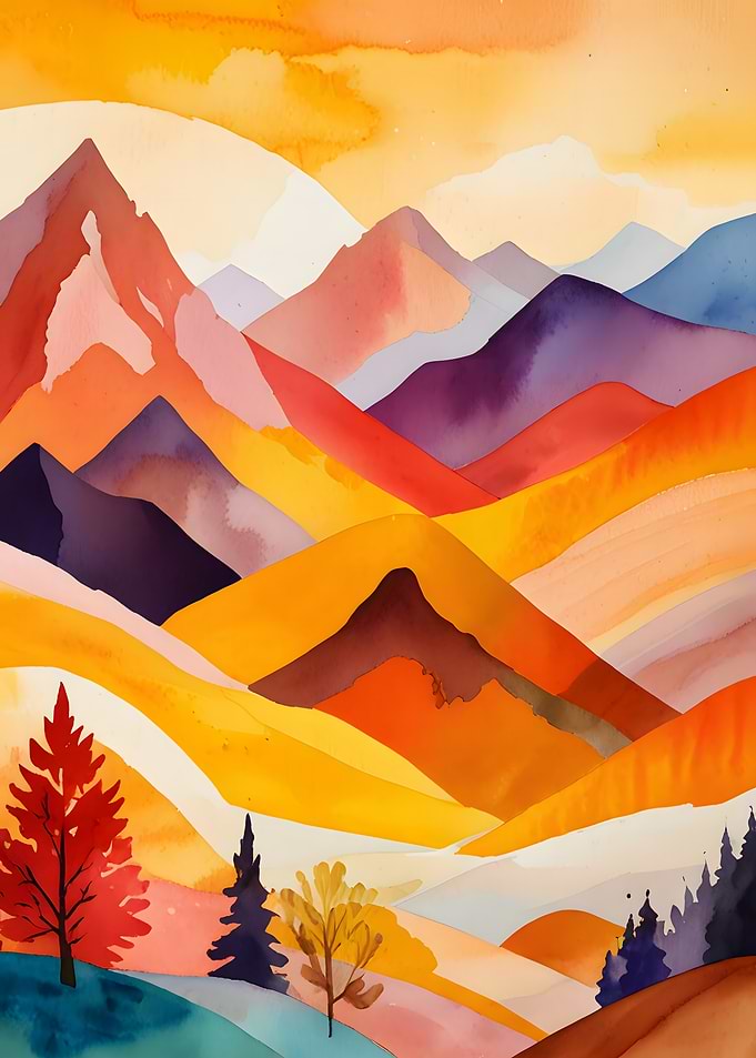 Warm Autumn Mountains