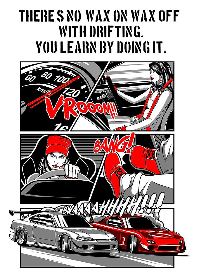Drifting Girl Comic