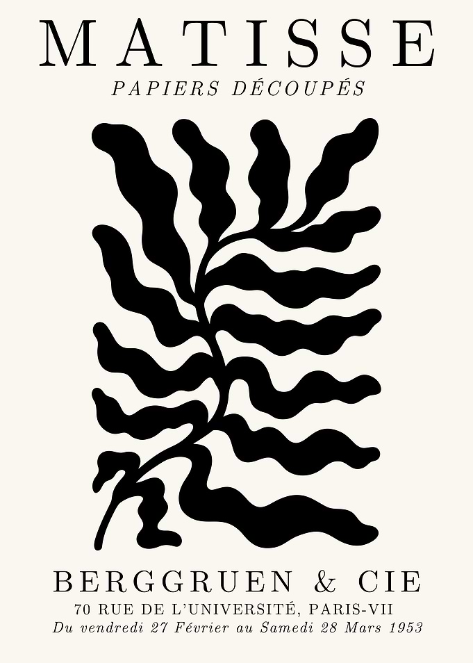 Matisse Paper Cutouts Poster