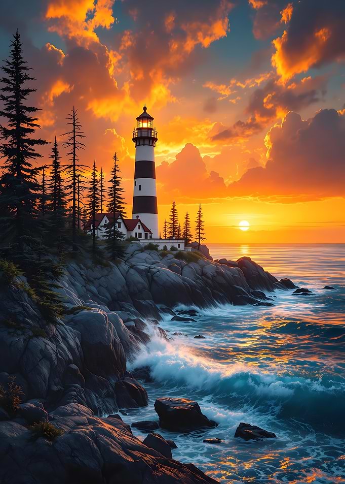 Lighthouse Sunset