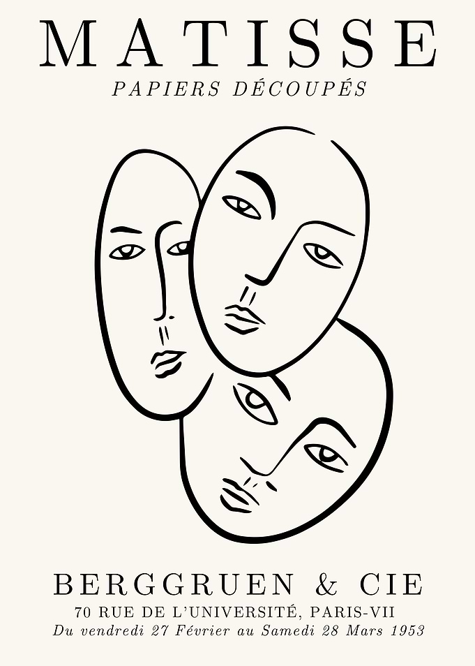 Matisse Paper Cutouts Poster