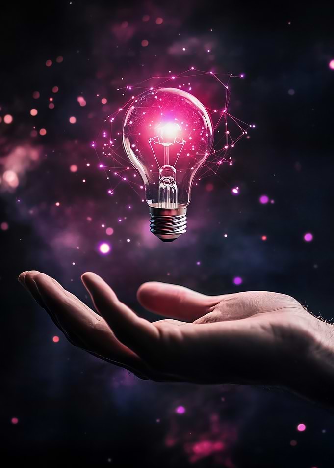 Lightbulb Purple
