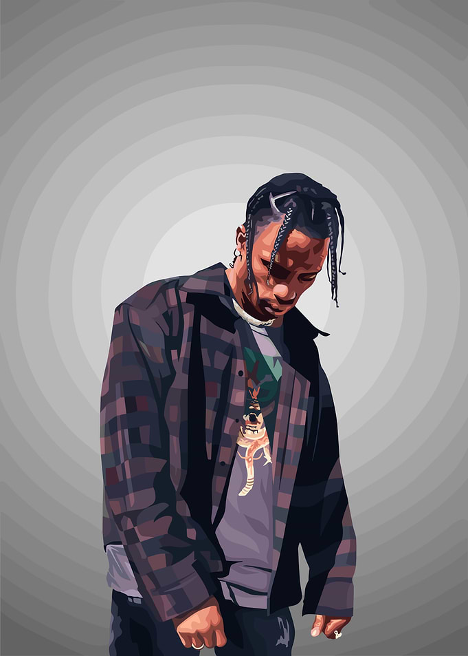 Travis Scott Digital Art