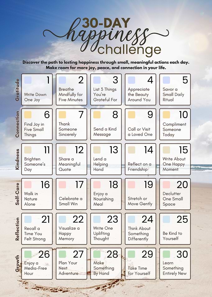 30-Day Happiness Challenge
