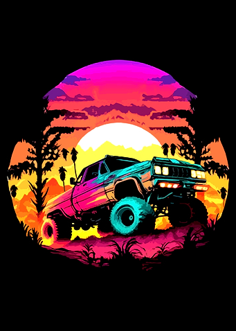 Sunset Off-Road Truck