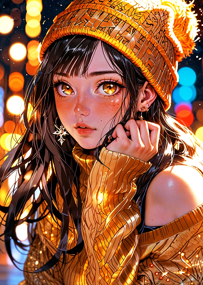 Golden Glow of Winter Dreams