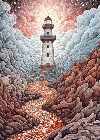 Lighthouse in the Clouds