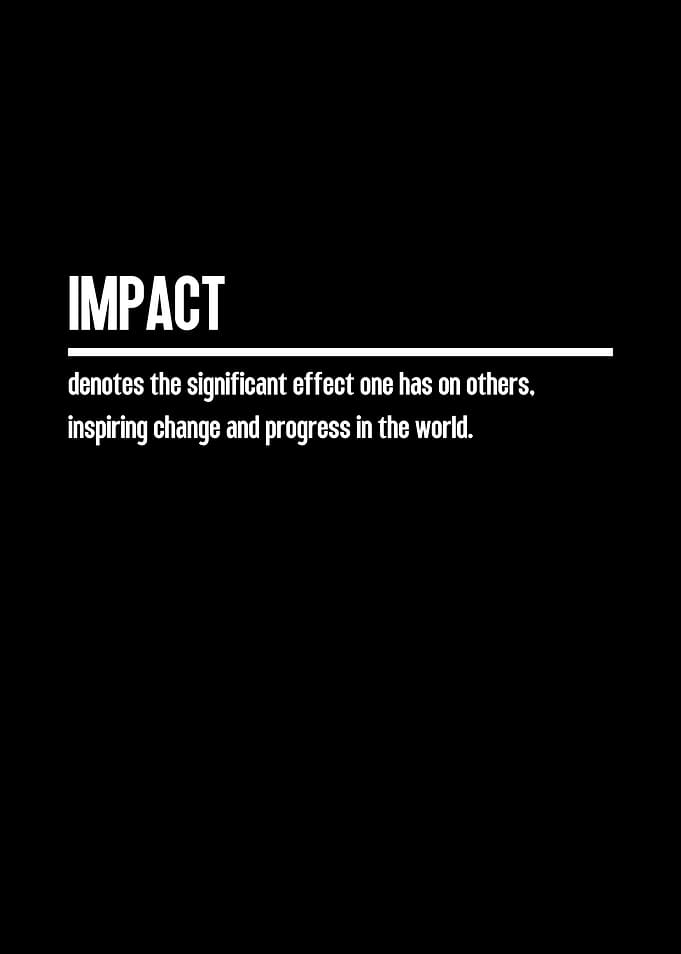 Impact Definition Poster