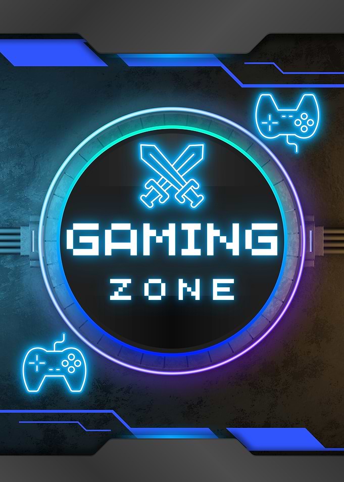 Gaming Zone – Neon Gamer Room Decor