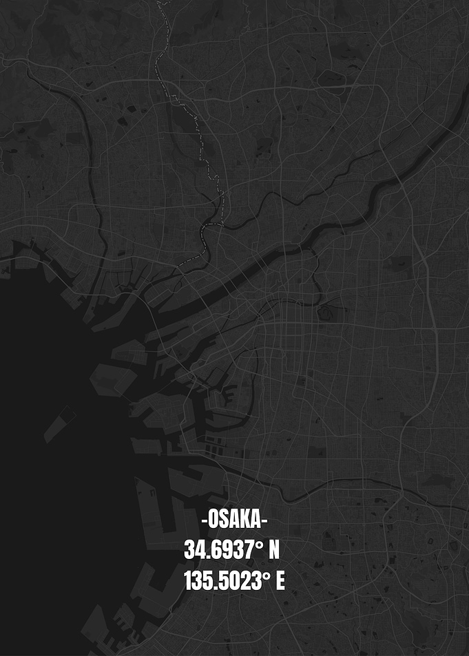 Osaka City Map