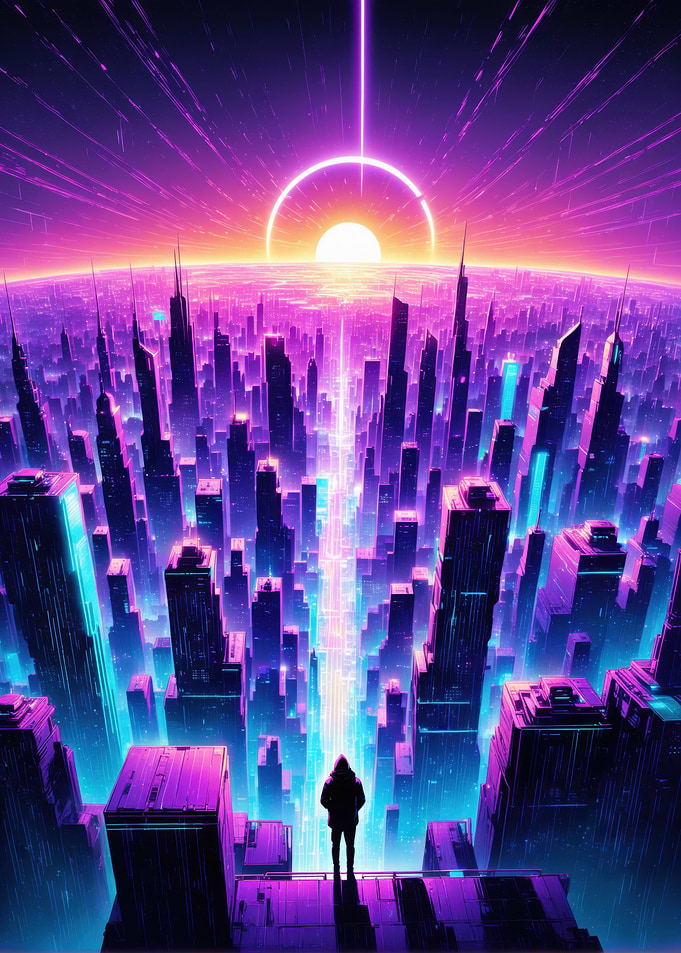 Neon Cityscape