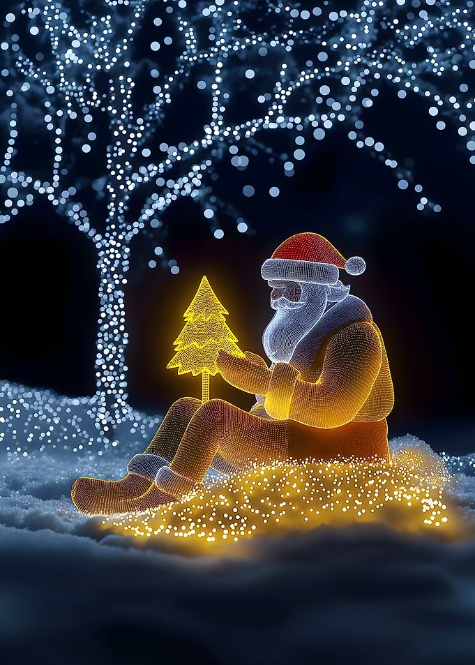 Santa Claus Christmas Lights