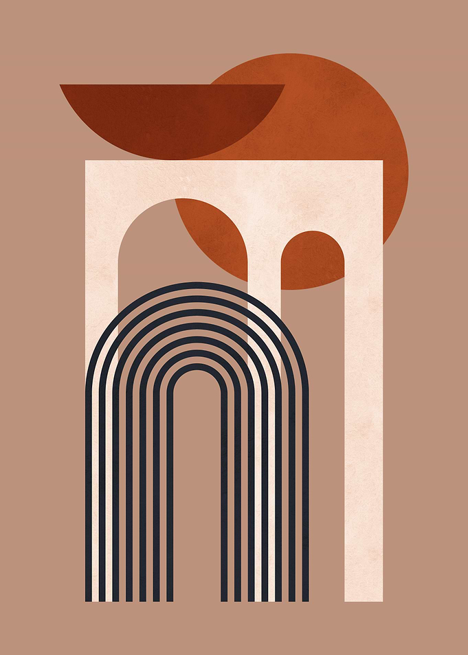 Abstract Archway Art