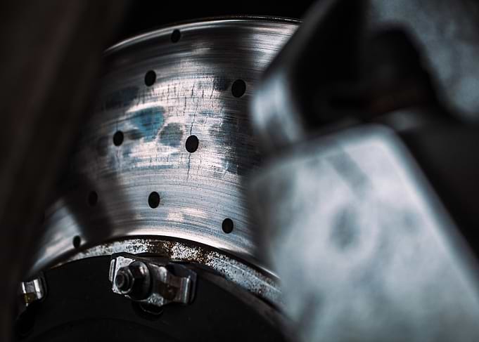 C63 AMG Brakes disc after heavy duty