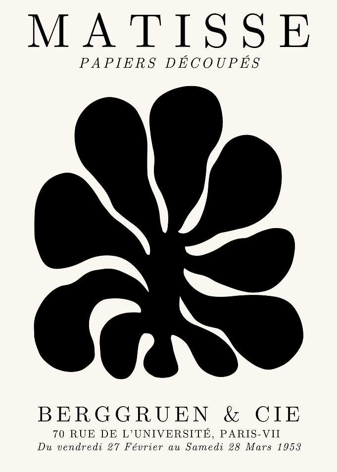 Matisse Paper Cutouts Poster
