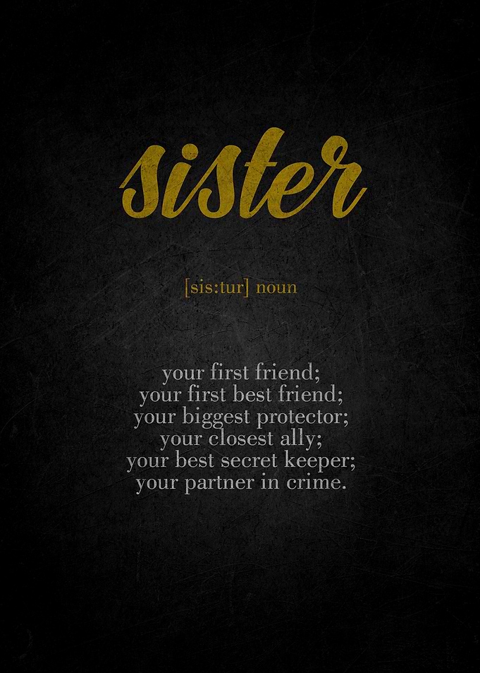 Sister Definition Print