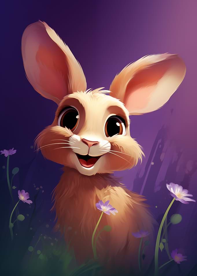 Cute Cartoon Bunny