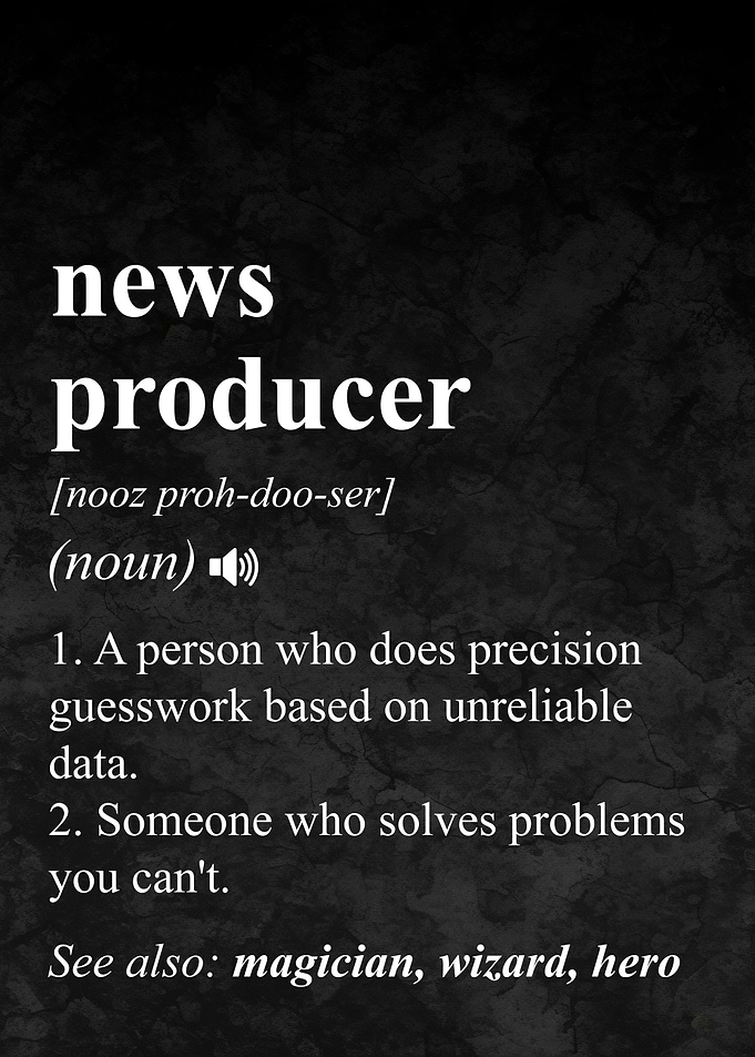 News Producer Definition