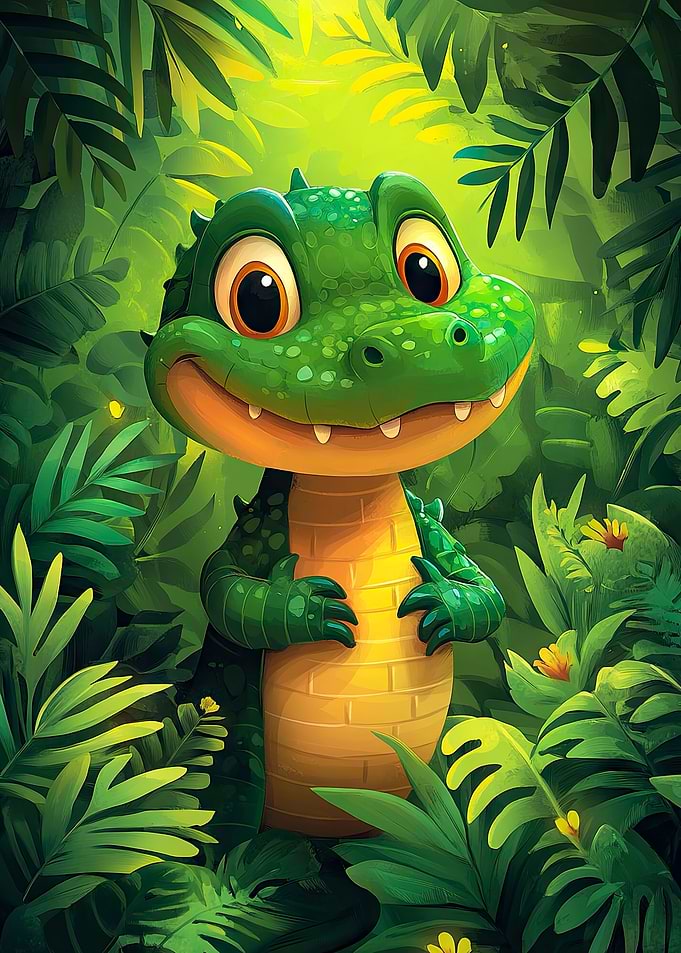 Cute Little Alligator