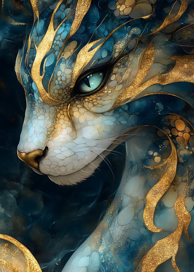 Mystical Dragon Portrait