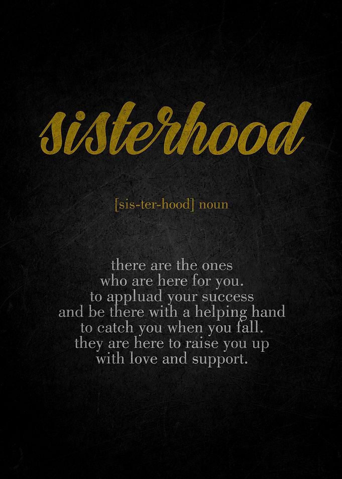 Sisterhood Definition Print